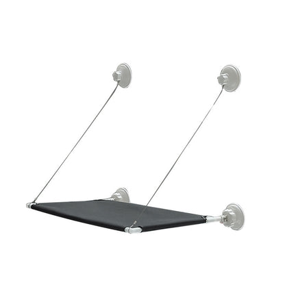 Luxury Window Cat Hammock – Foldable Suction-Cup Cat Bed