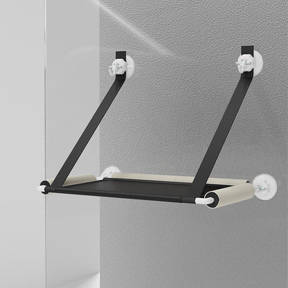 Luxury Window Cat Hammock – Foldable Suction-Cup Cat Bed