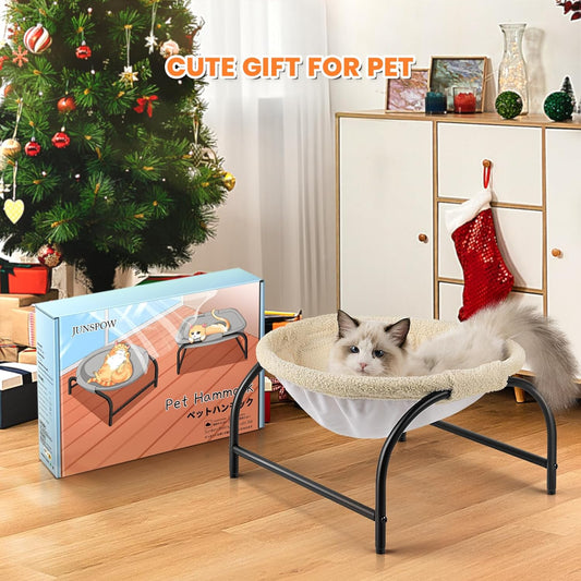 Ultra-Comfort Pet Hammock Bed – Elevated, Breathable & Washable Cat and Dog Bed